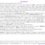 30. listopadu 2014 - ohlášky